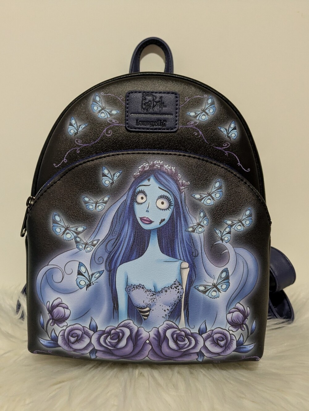 Loungefly The Corpse Bride Emily Butterfly Mini Backpack & Loungefly Pin Set NEW - Picture 7 of 14